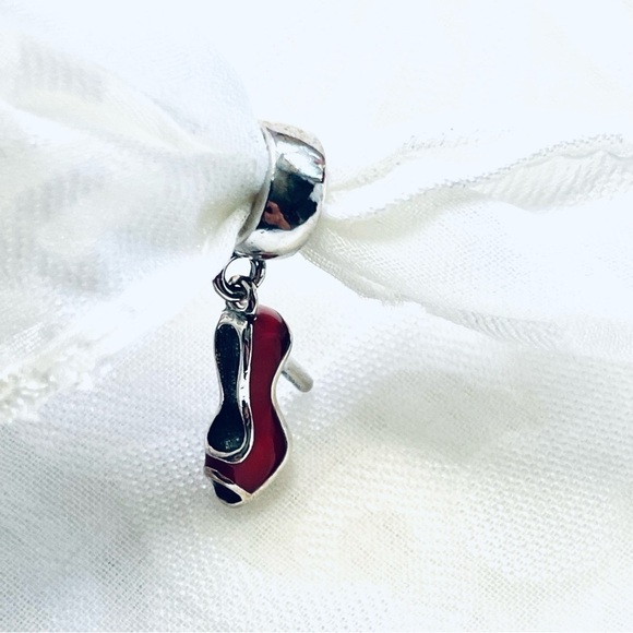 👠 NWOT Red High Heel Shoe Charm - Picture 8 of 13